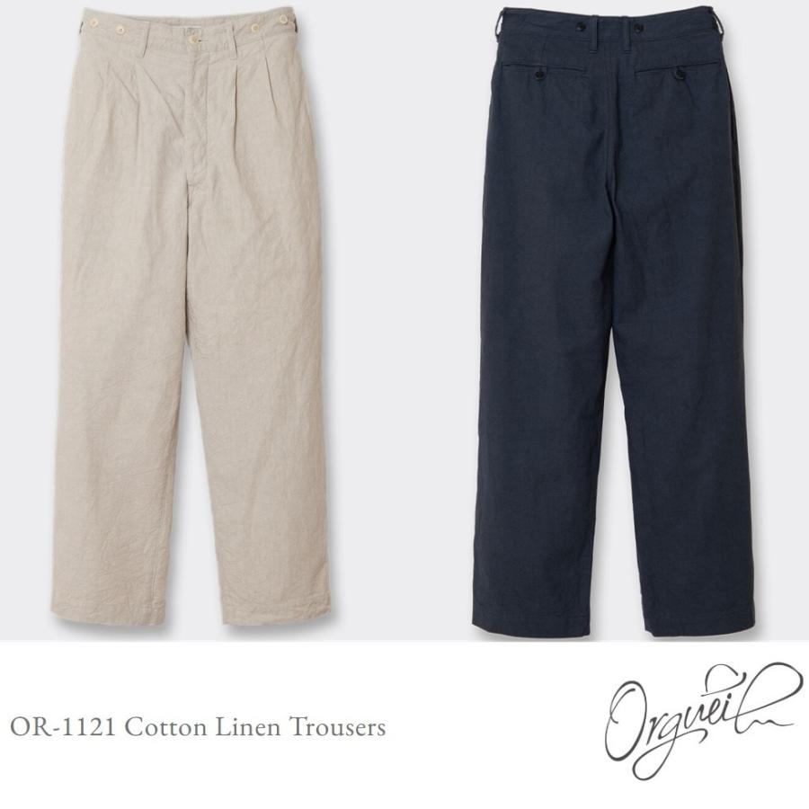 ORGUEIL（オルゲイユ） ORGUEIL Cotton Linen Trousers OR-1121