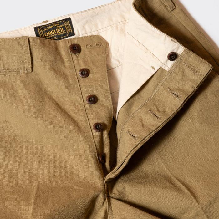 ORGUEIL（オルゲイユ） ORGUEIL Tailor 41-Khaki Chino Trousers OR