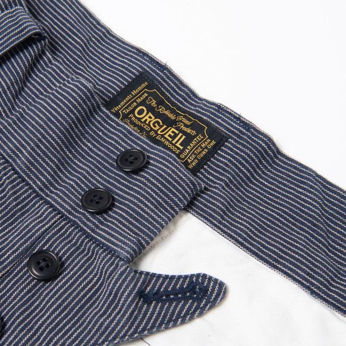ORGUEIL（オルゲイユ） ORGUEIL Stripe Selvedge Trousers OR-1130