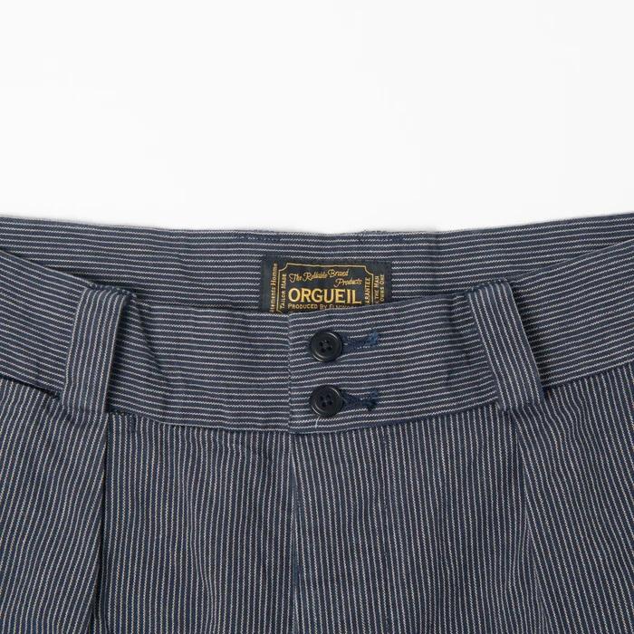 【ハーレー】 ORGUEIL パンツ（ストライプ） ORGUEIL（オルゲイユ） ORGUEIL Stripe Selvedge Trousers OR-1130