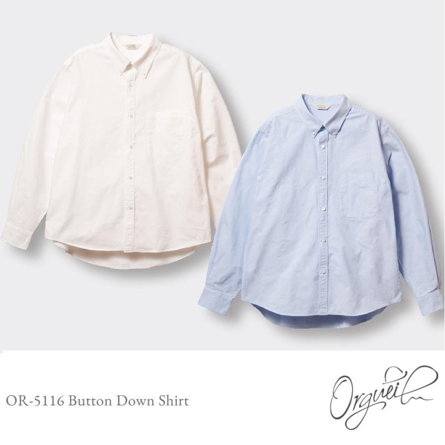 ORGUEIL ボタンダウンシャツ size42 OR-5026B 日本製 ORGUEIL（オルゲイユ） ORGUEIL Button Down Shirt OR-5116 ボタン