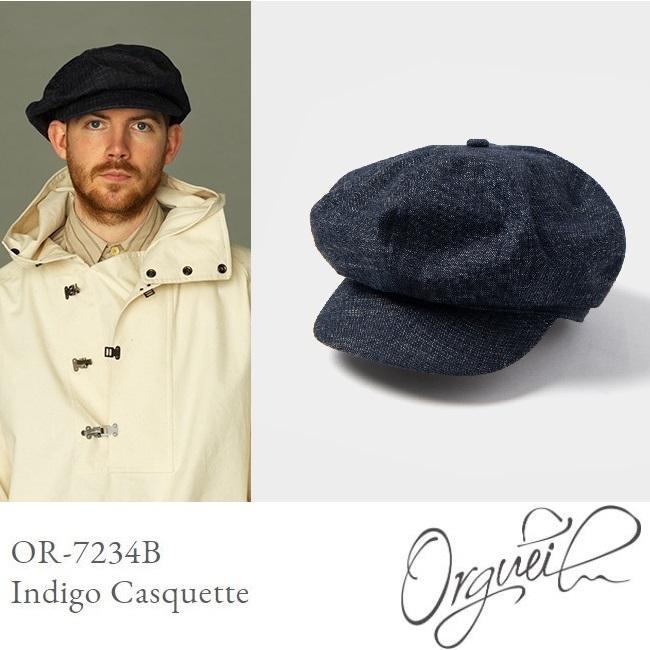 ORGUEIL Casquette OR-7234B オルゲイユ 通販 キャスケット インディゴ 
