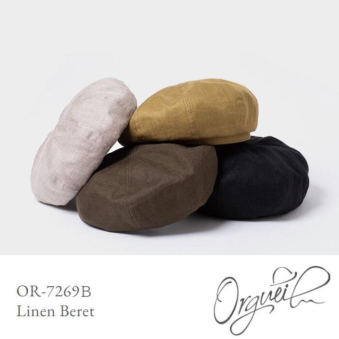 オルゲイユ orgueil ベレー帽 ORGUEIL（オルゲイユ） ORGUEIL Beret OR-7269B ベレー帽 通販 リネン