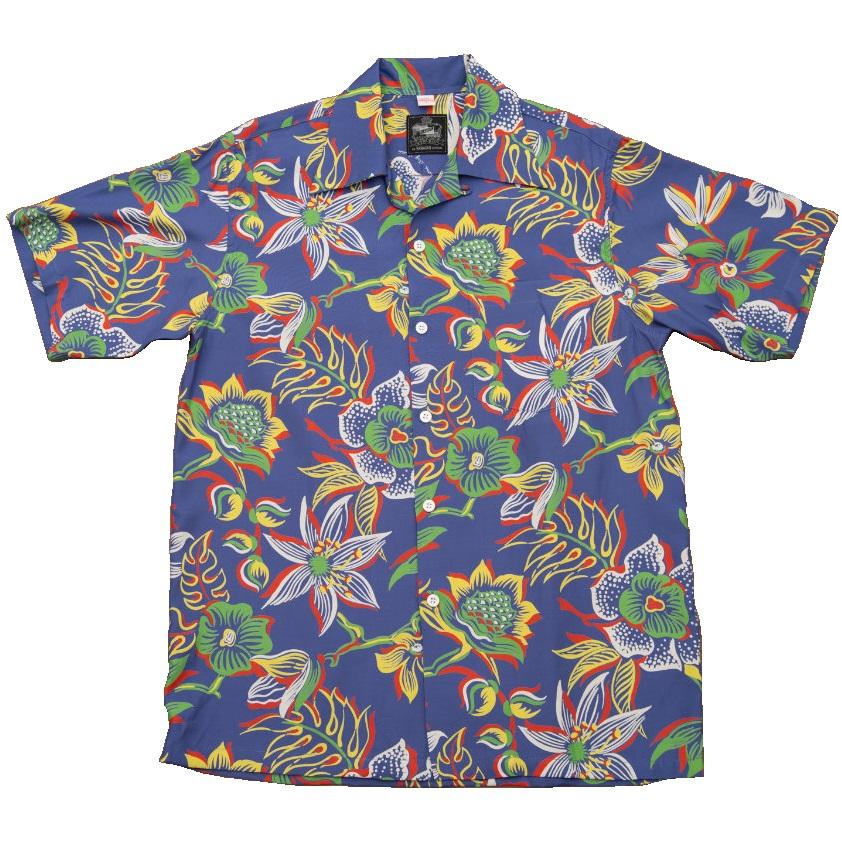 KONA BAY HAWAII（コナベイハワイ） 半袖 アロハシャツ 花