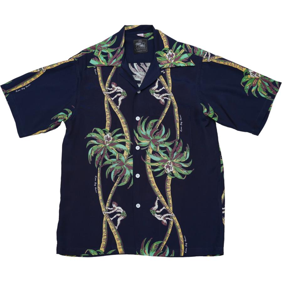 KONA BAY HAWAII（コナベイハワイ） 半袖 アロハシャツ パームツリー