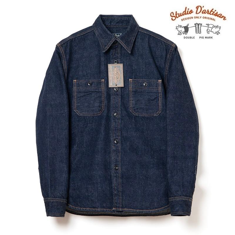 STUDIO D'ARTISAN ステュディオダルチザン デニムシャツ STUDIO D'ARTISAN [予約/7月~9月入荷予定] ステュディオ