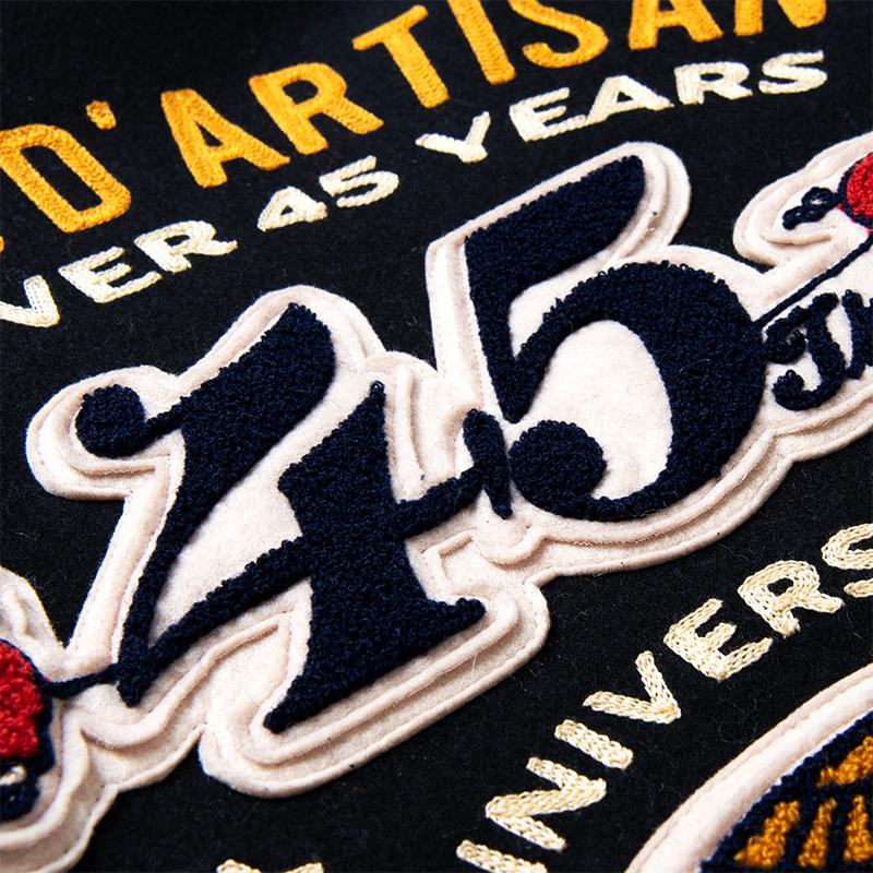 STUDIO D'ARTISAN 45th 桐生スタジャン SP-122S ステュディオ ダルチザン 通販  ウールメルトン ホースハイドレザー馬革 レプリカ デニムの画像
