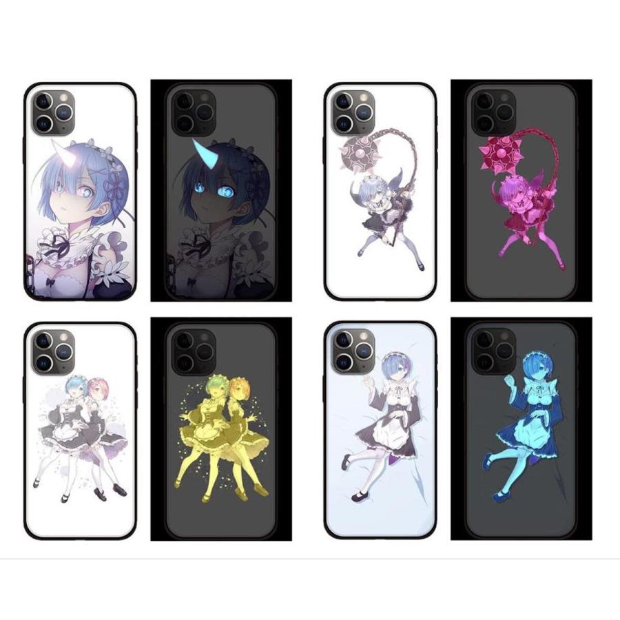 Re ゼロから始める異世界生活 スマホケース 夜光ケース Iphone13ケース レム ラム Iphone 感応発光 アイフォンケース 携帯ケース 鏡面ガラス 人気 アニメ Fyy カエルストア 通販 Yahoo ショッピング