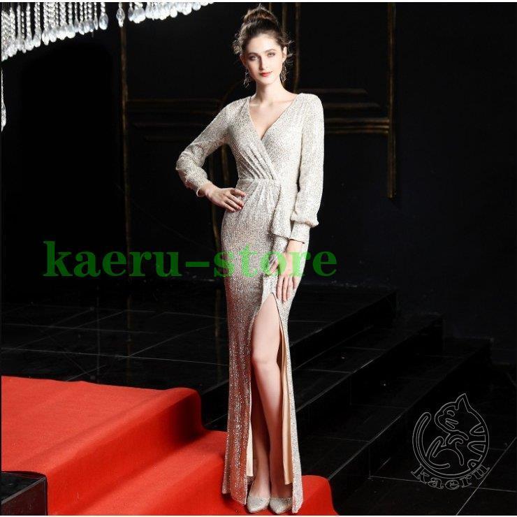 現品限り一斉値下げ 結婚式 イブニングドレス ウェディングドレス Vネック 4色 タイトワンピース パーティードレス ワンピ レディース 発表会 かわいい オシャレ 大人 お嬢様 Aライン 色 3 Michiganestateplanning Com