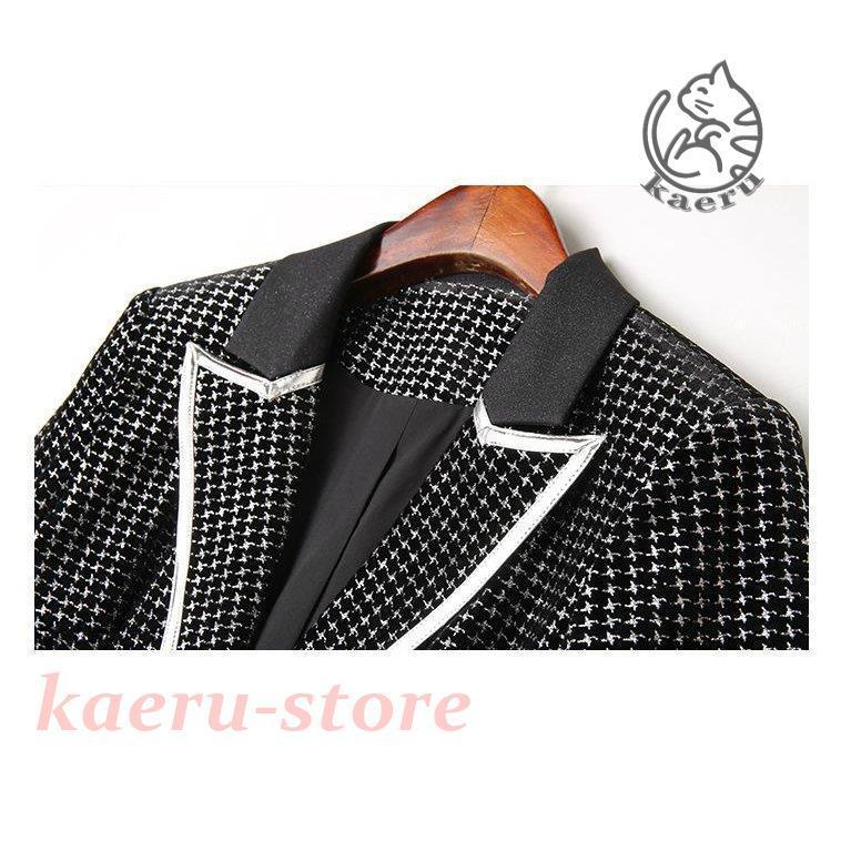 新品 リゾート ママ きれいめ ポケット ブラック 総柄 襟付き パンツ ジャケット セットアップ ガーリー かわいい ママスタイル お出かけ ファッション セットアップ サイズ M Hakunamatatagrill Com