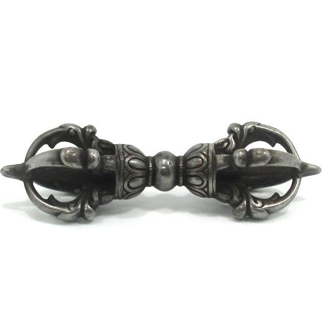 希少　金剛杵　五鈷杵　法具　チベット密教　ビンテージ　バジュラ　仏教美術　黄銅製 希少 金剛杵 五鈷杵 法具 チベット密教 ビンテージ バジュラ 仏教美術