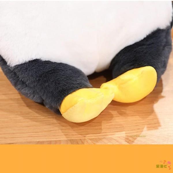 ペンギン ぬいぐるみ 抱き枕 ふわふわ おもちゃ 大きい 面白い 可愛い かわいい 動物 丸い 添い寝 柔らかい 背当て 置物 飾り インテリア｜store-kaeru｜08