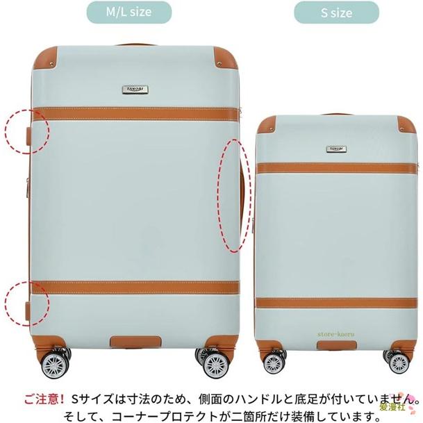 スーツケース キャリーケース M-44.5x26.4x66.5cm TSA キャリーバッグ ストッパー付き TSAロック搭載 容量拡張機能 suitcase グレーグ｜store-kaeru｜06