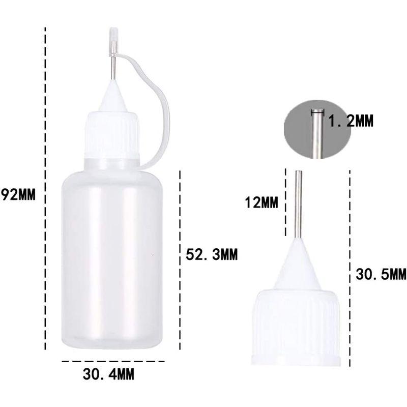 SRECNO ニードルボトル 針付き スポイトボトル 電子タバコ 詰め替え容器 液体 貯蔵用 DIY用 PE材料 30ml 10個｜store-kuronecokonbu｜07