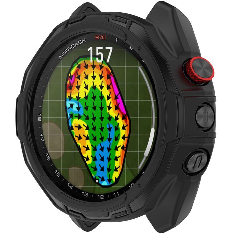 Miimall 対応Garmin(ガーミン) Approach S70 47mm専用ケース ガーミン 