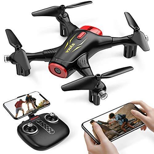 【後払い手数料無料】 Adults for Camera with Drone Mini X400 Syma & Head Function, Key One Flip, 3D Hold, Altitude Control, App with Quadcopter FPV Wifi 720P Kids ドローン、ヘリ、航空機
