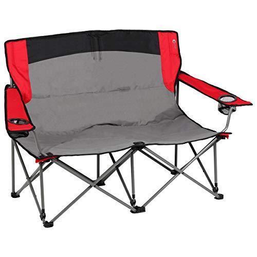 Portal 2 Person Love Seat Camp Chair Low Seating Position, 36.2”W x 18.1”D x 13.8”/ 32.7”H 並行輸入品 タープ部品、アクセサリー
