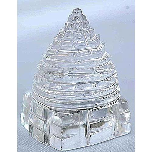 数量は多 Indian Radhna Traditional Gram)　並行輸入品 (84 Yantra Shree Pyramid Crystal Pyramid Yantra Shri Sphatik その他インテリア雑貨、小物