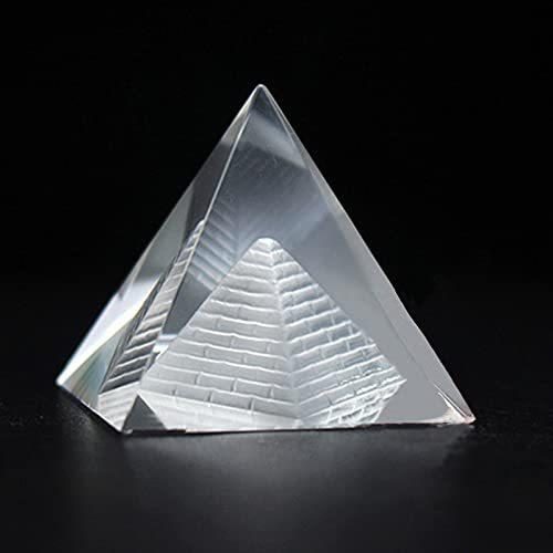 新しいコレクション クリスタル ピラミッドプリズム 風水 クラフト 瞑想 クリスタル 家庭 オフィス アート装飾 ピラミッド その他インテリア雑貨、小物