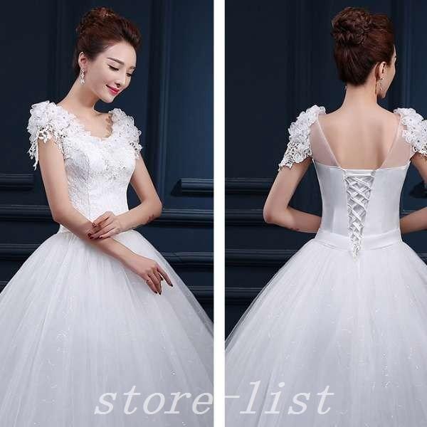 最高 二次会 花嫁ドレス ウェディングドレス パーティードレス おしゃれ ホワイト 結婚式 大きいサイズ ロング スレンダーライン サイズ L Iceenergy Nl