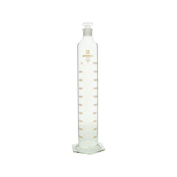 ☆大人気商品☆有栓メスシリンダー カスタムA 2L 〔026580-20001