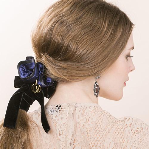 ヘアアクセサリー シュシュ エイリーイリー チャーム 上品 ヘアアクセサリー シュシュ エイリーイリー チャーム 上品