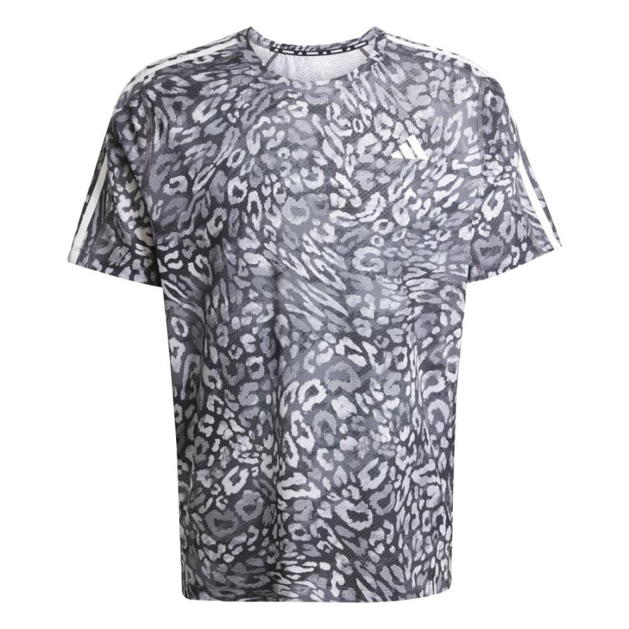 アディダス RUNNING レオパード柄 半袖Tシャツ XLサイズ adidas