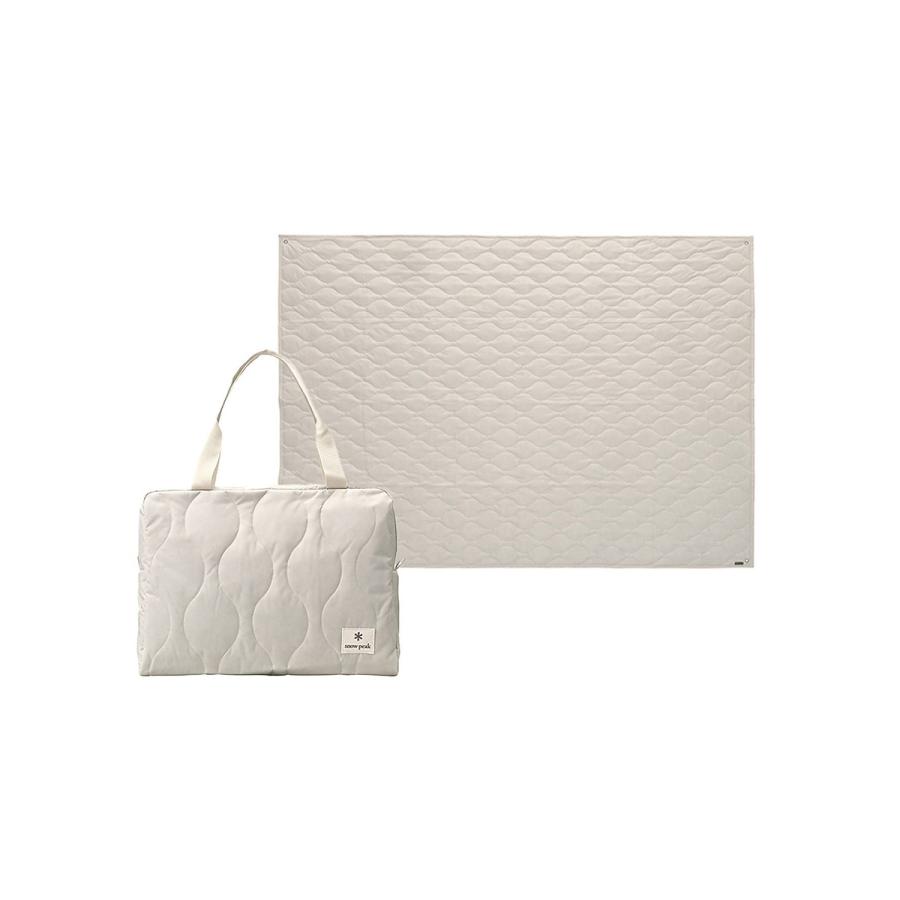 snow peak（スノーピーク） ピクニックラグ M アイボリー キャンプ用品