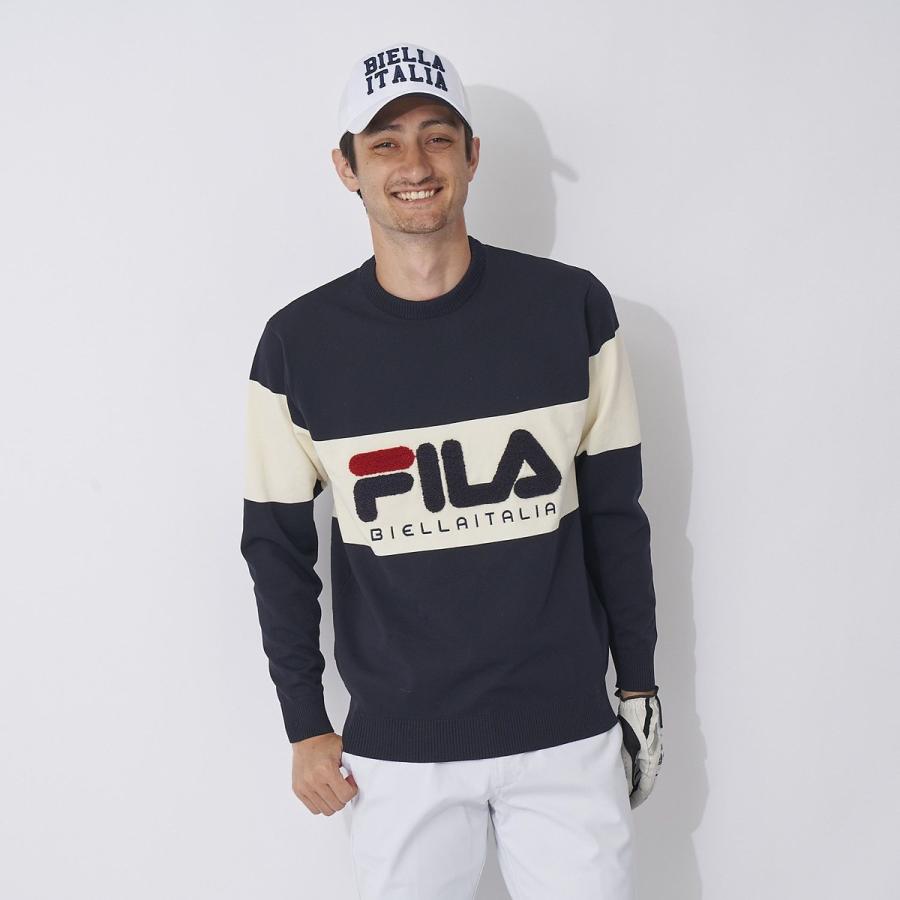 FILA GOLF フィラゴルフ ニットジャケット size L FILA（フィラ） GOLF セーター ゴルフ ジャケット メンズ 783761