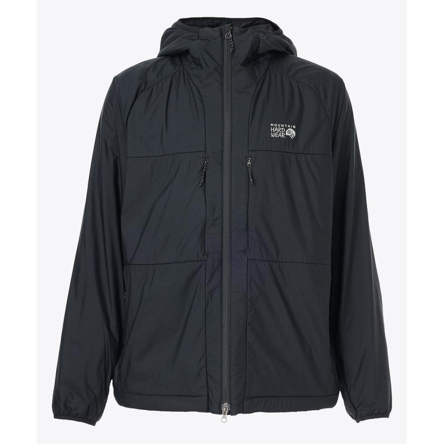 マウンテンハードウェア コアプレシェル フーディなし ジャケット 黒 Sサイズ MOUNTAIN HARDWEAR（マウンテンハードウェア） コアエアシェルウォーム