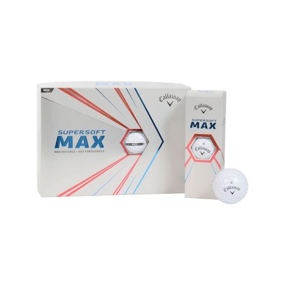 Callaway キャロウェイ ゴルフボール SUPERSOFT MAX 1ダース 2ピースボール ホワイト 買取価格比較