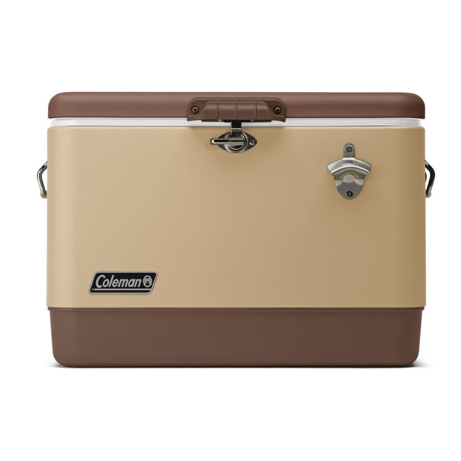 Coleman コールマン 54QTスチールベルトクーラー(バターナッツ