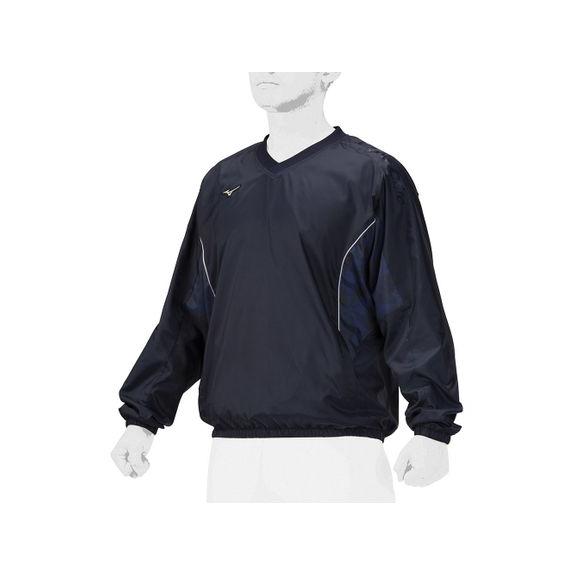 ミズノ　V首ウィンドウォーマー MIZUNO（ミズノ） Vネックジャケット 野球ウェア ウインドブレーカー