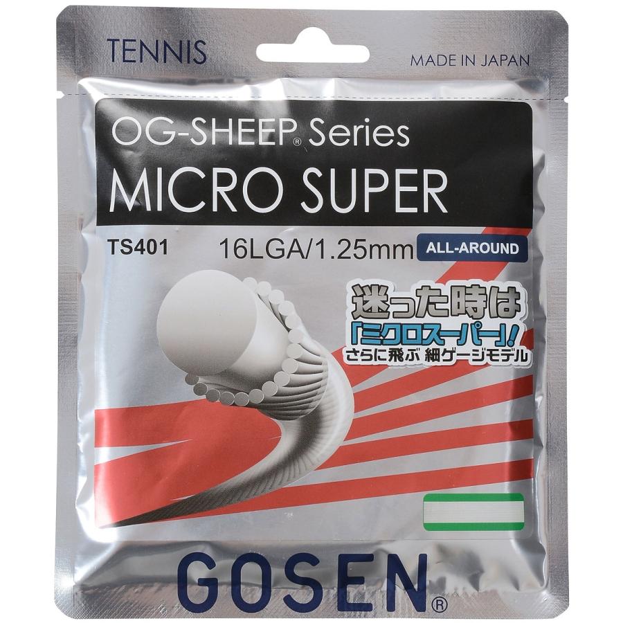 GOSEN（ゴーセン） MICRO SUPER 16L テニス ストリングス
