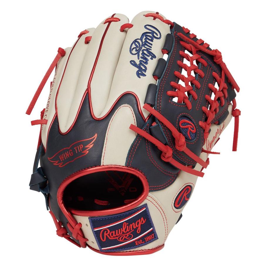 Rawlings 軟式一般用グローブ ハイパーテック　左利き用 Rawlings（ローリングス） 軟式 HYPER TECH COLOR SYNCハイパーテック