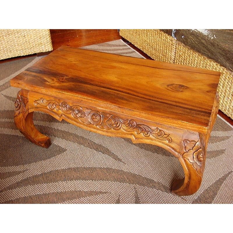 木製座卓 手彫り装飾 茶色 ダークブラウン 木製座卓 彫刻入り 木製 ダークブラウン 座卓 30cm 座