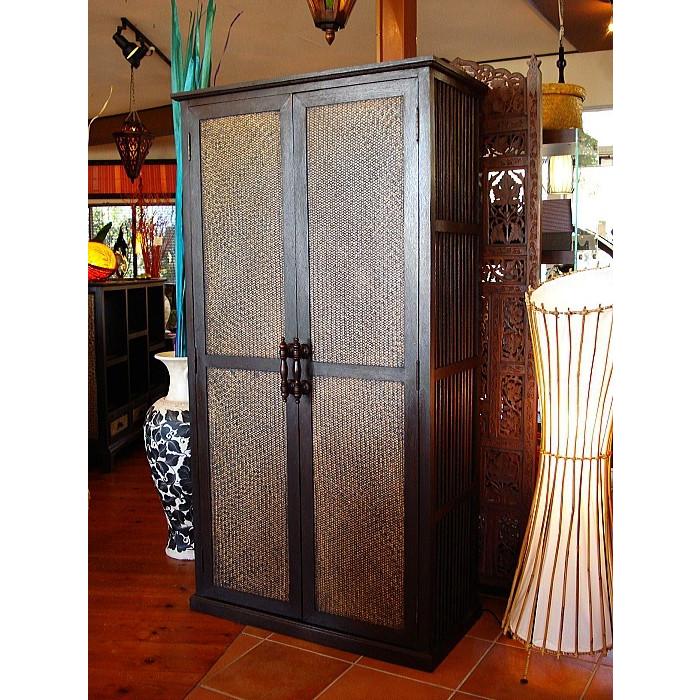 アジアン家具 クローゼット H160 木製家具 棚 書棚 キャビネット チェスト 収納家具 アンティーク調 Wcab モンスーン ヤフー店 通販 Yahoo ショッピング