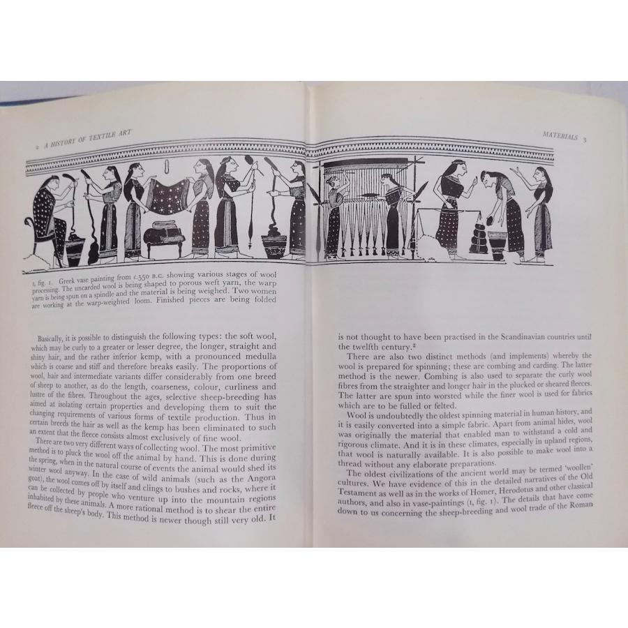 A History of Textile Art」／Agnes Geijer著／1979年／初版／Sotheby