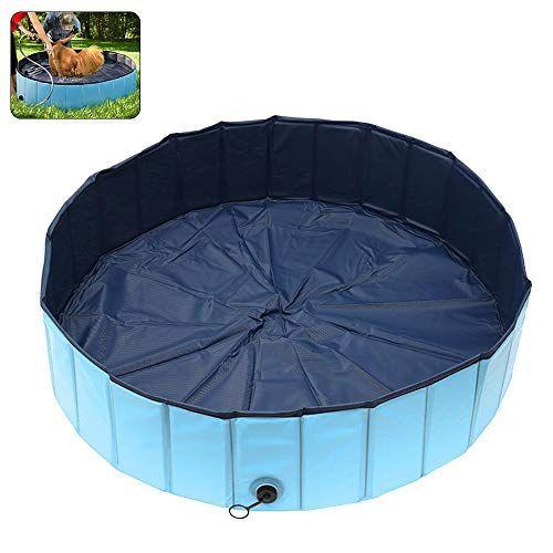 Linqingweifqaf 犬プール ペット用バスプール ペット用バスタブ ペットプール Pvc素材 折り畳み 収納便利 小型犬中型犬大型 交換無料