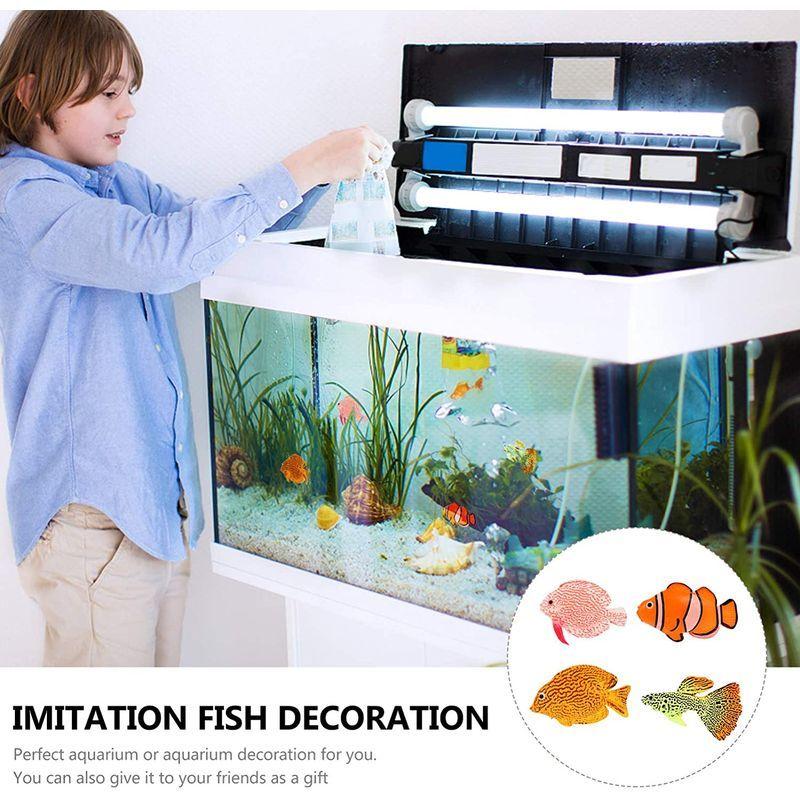 Ledmomo 熱帯魚 水槽オーナメント 人工浮遊魚 人工 魚 リアル 水槽装飾 水族館装飾 シリコン製 かわいい 4点セット ストアオーリッチ 通販 Yahoo ショッピング