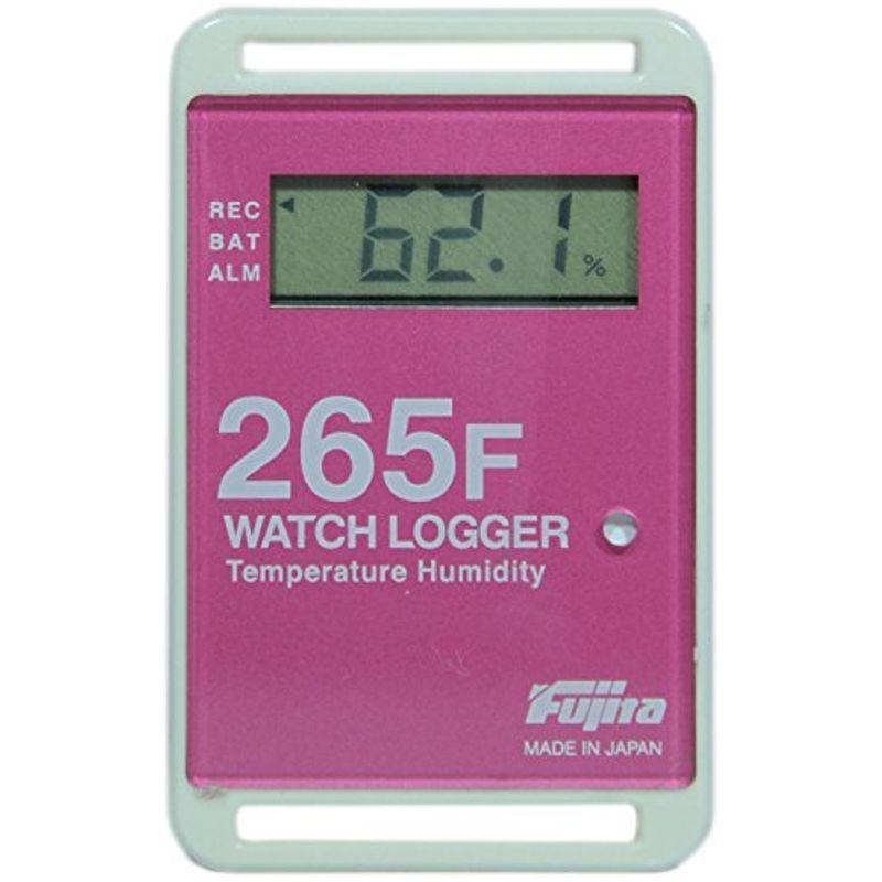 【18％OFF】 WatchLogger(藤田電機製作所) データーロガー温湿度ミニタイプ NFC通信 カラー:レッド 、KT-265F-R 温湿度計