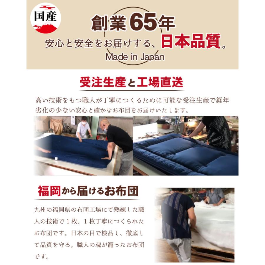 布団セット 日本製 シングル カバー付き 7点セット 防ダニ 抗菌 防臭