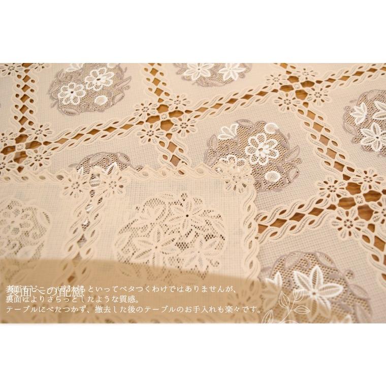 テーブルセンター ランチョンマット ビニールテーブルクロス フラワーレース 約50 60cm 花柄 レース柄 ドリー風 パッチワーク フリーカット 撥水 新生活 ストアポケット Yahoo ショップ 通販 Yahoo ショッピング