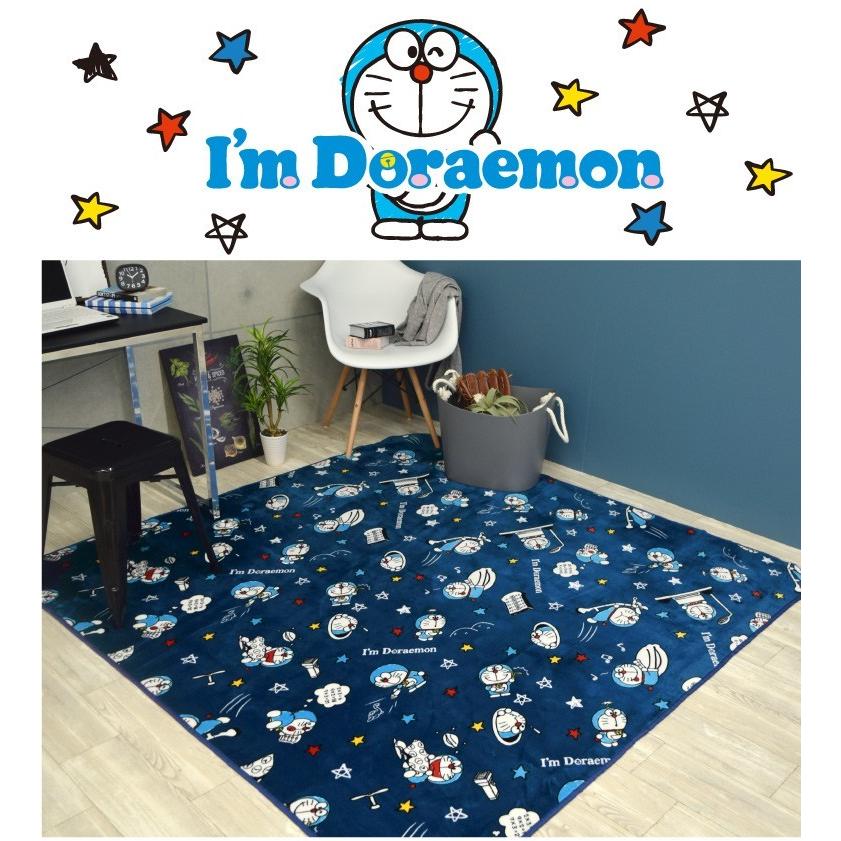 ラグ 冬用 マット 1畳 洗える おしゃれ 当店オリジナルデザイン ドラえもん フランネル 約85 185cm ネイビー 子ども部屋 Awch キャラクター ストアポケット Yahoo ショップ 通販 Yahoo ショッピング
