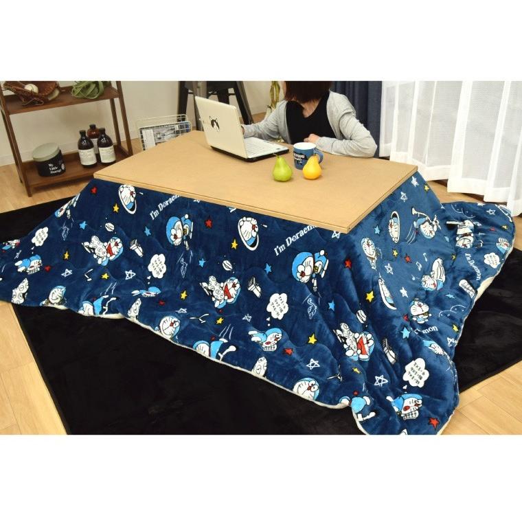 こたつ こたつ布団 薄掛布団 長方形 洗える ドラえもん こたつ薄掛け布団 ネイビー 約185 235cm 小学館 おしゃれ フランネル リバーシブル シープボア ストアポケット Yahoo ショップ 通販 Yahoo ショッピング