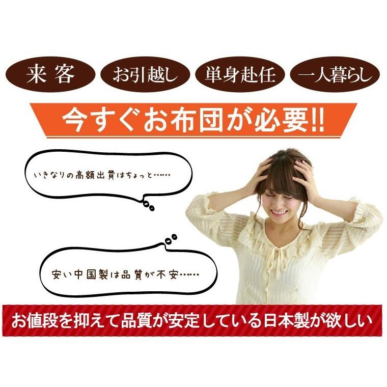 布団セット 3点 シングルロング ホコリのでにくい布団 防ダニ 抗菌 防臭 国産 日本製 熊本製 敷き掛け枕 布団一式 テイジン 送料無料 寝具 安い 父の日