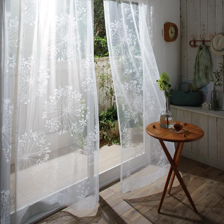 レースカーテン　花柄　幅200cm×丈218cm2枚 71tztpYac4L._AC_UF350,