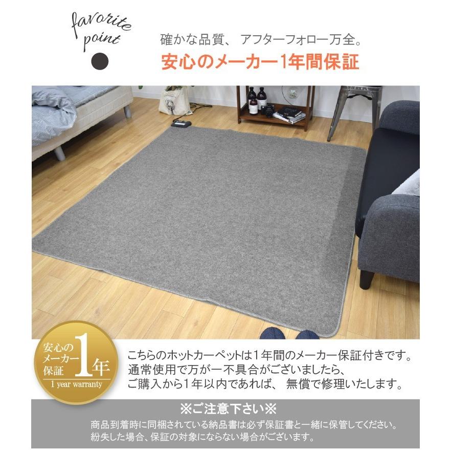 ホットカーペット 本体 ラグセット カバー付き 電気カーペット 3 ホットカーペット 本体 ラグセット カバー付き 電気カーペット 3