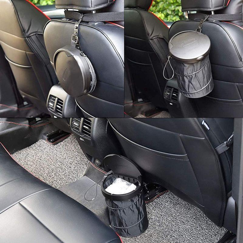 Fire Bull 車 ごみ箱 倒れない 車用ゴミ箱 ドリンクホルダー 車内ポケット ごみばこ ポータブル ダストボックス 引っ掛け 折りた 当店限定販売