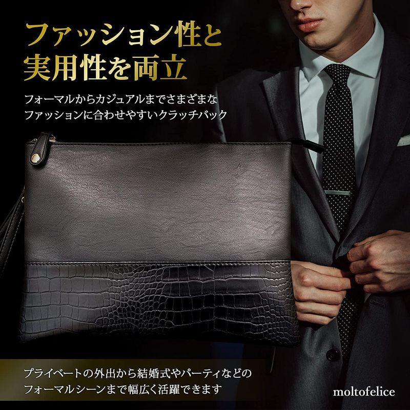 特価商品 バッグ Moltofelice クラッチバッグ メンズ セカンドバッグ ブランド 結婚式 パーティー ブラック 小さめ Www Threeriversofs Com